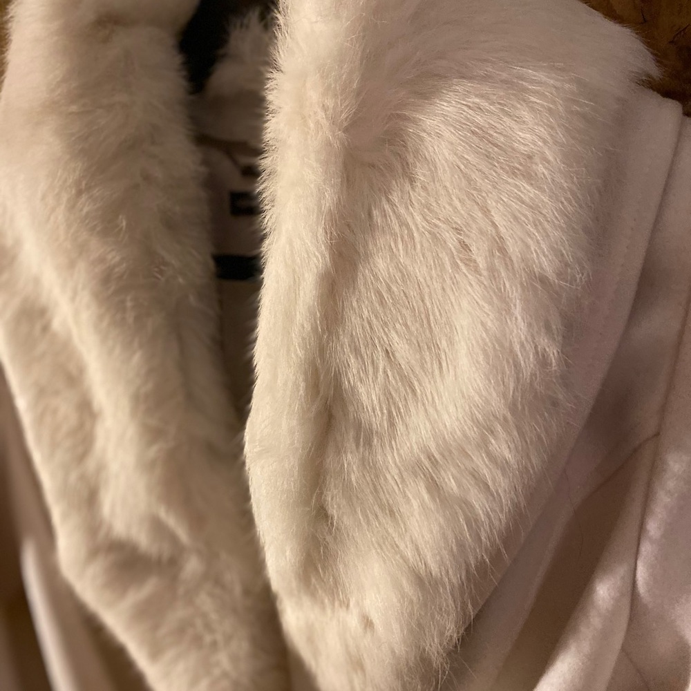Adrienne Vittadini Rabbit Fur Jacket